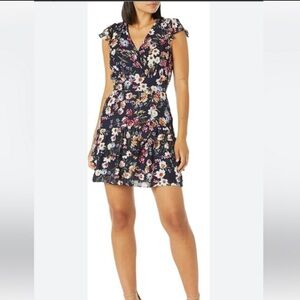 🌺 Parker Navy Floral Tiered Mini dress